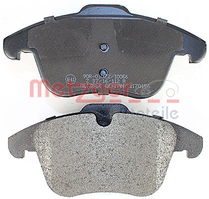 METZGER 1170156 Bremsbelagsatz, Scheibenbremse